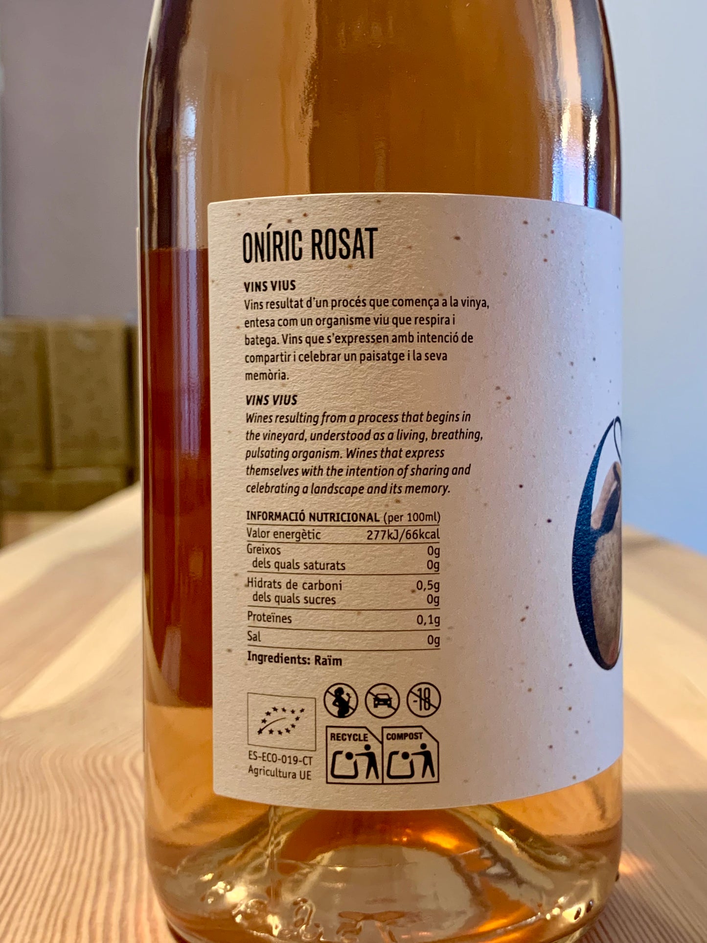 Oníric Rosat 2025 Entre Vinyes Katalonien/Bio