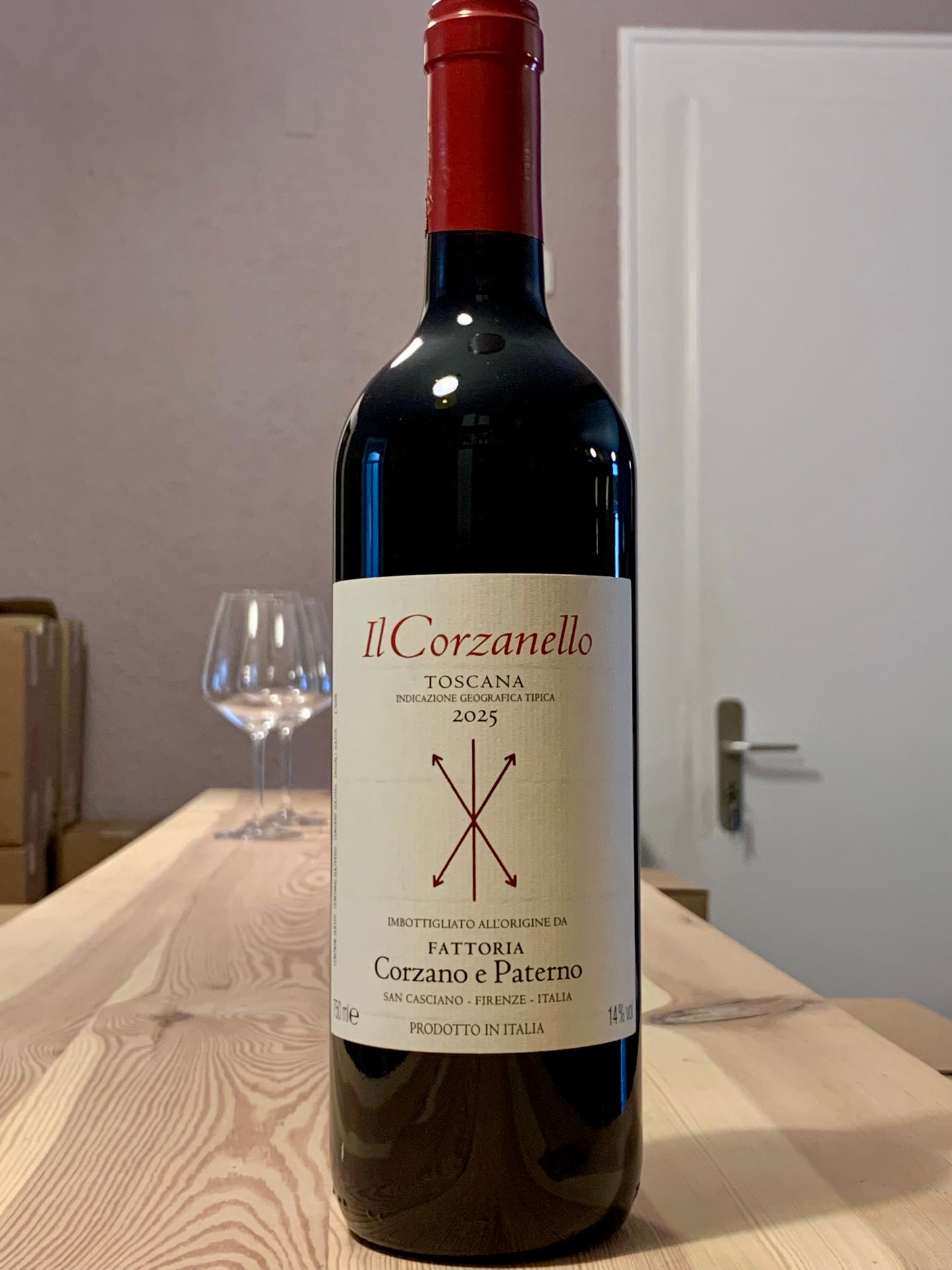 Il Corzanello Rosso 2025 Corzano e Paterno Toscana/Bio