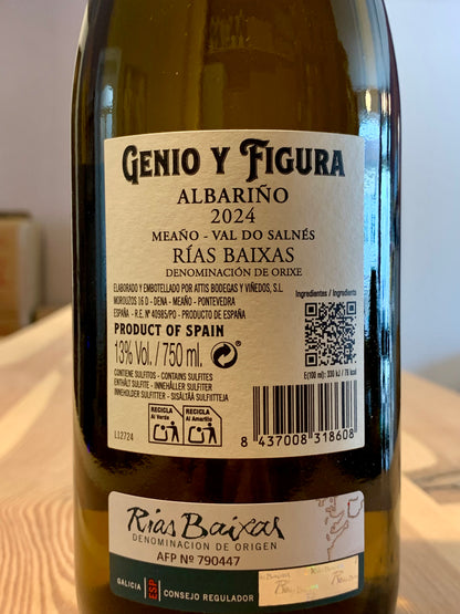 Genio y Figura 2024 Albarino Attis Rias Baixas Galizien