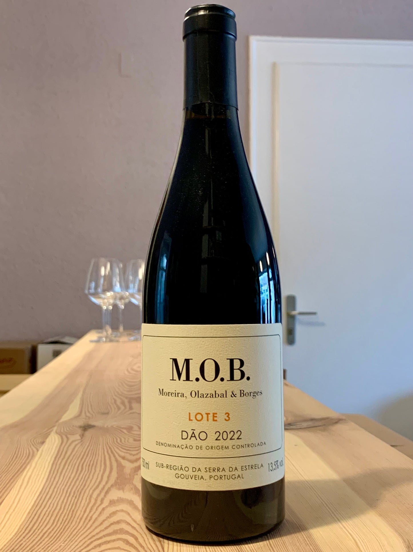 M.O.B. Lote 3 Tinto 2022 Serra da Estrela Dao