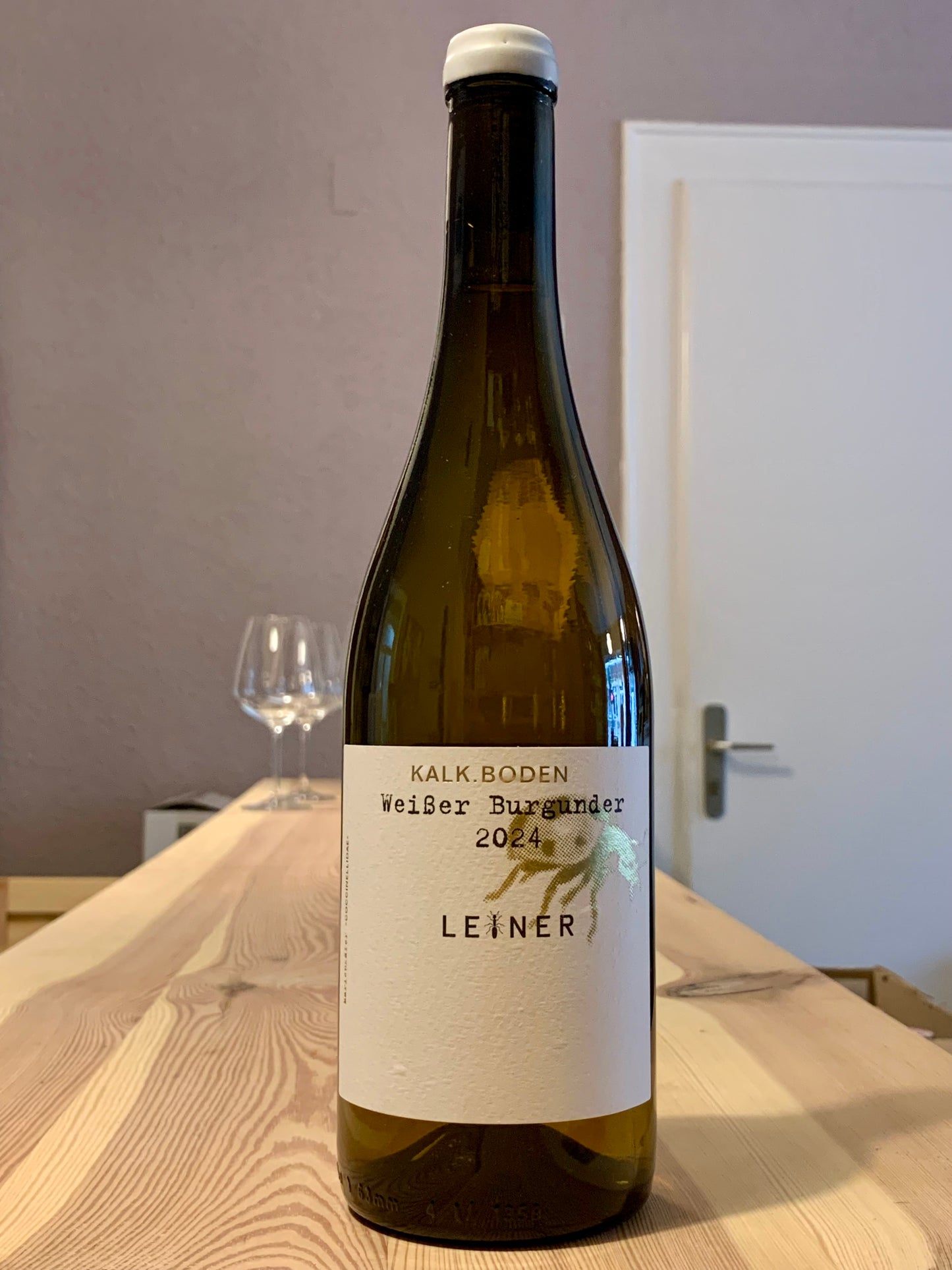 Weißer Burgunder Kalkboden 2024 Sven Leiner Pfalz/Bio
