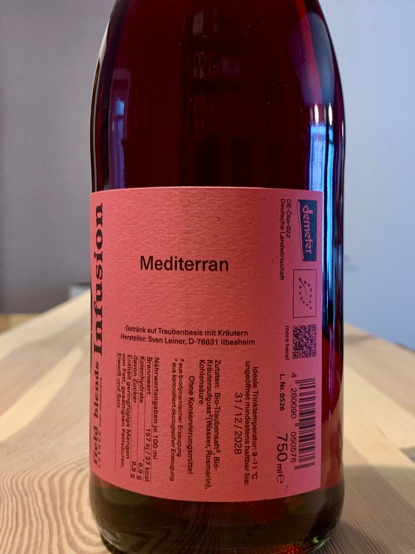 Field Blends Infusion mediterran alkoholfrei Sven Leiner Pfalz/Bio
