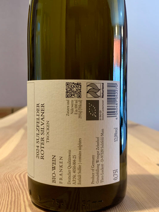 Sulzfelder Roter Silvaner 2024 VDP Weingut Zehnthof Luckert Franken/Bio